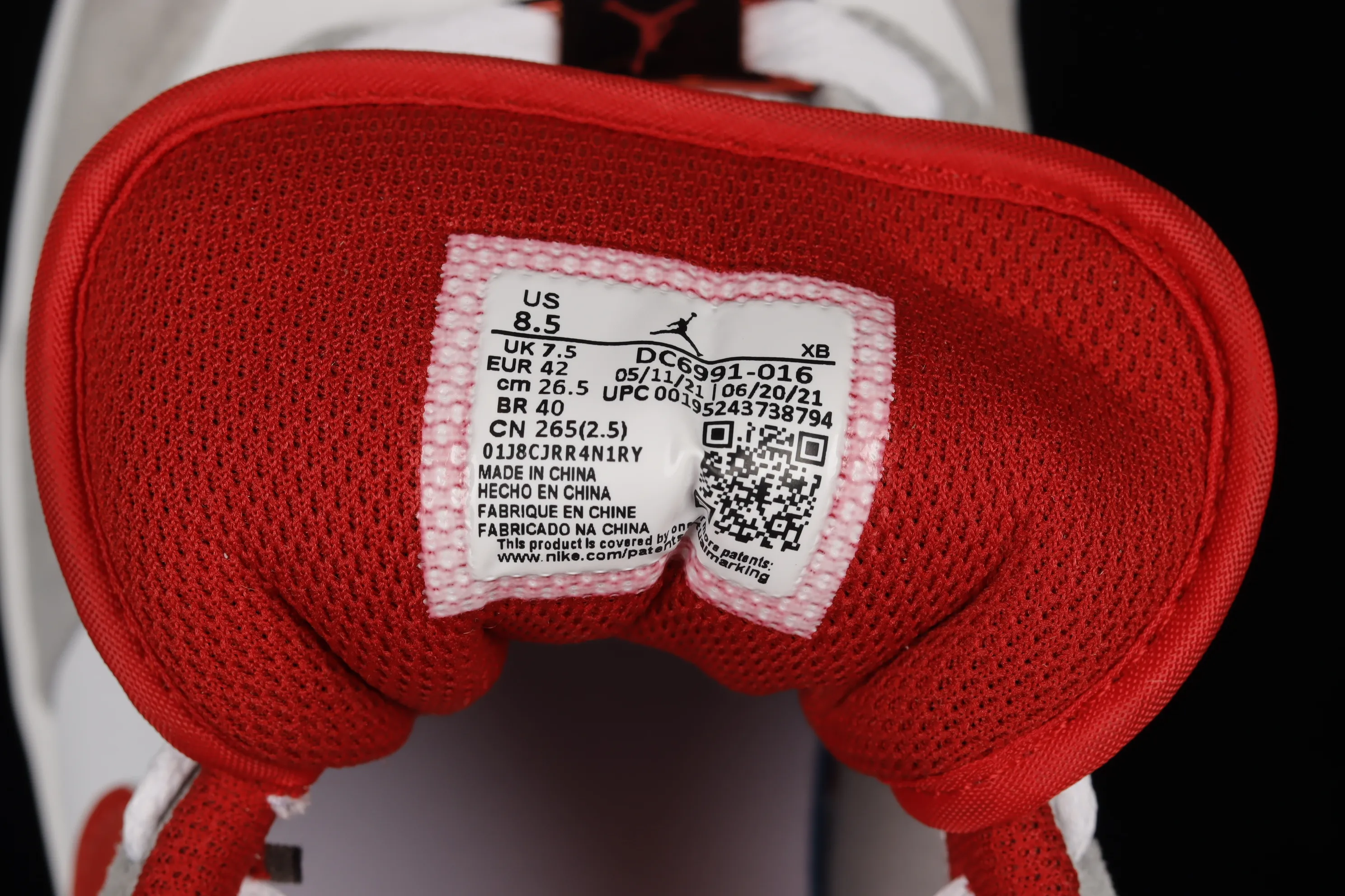 All categories Air Jordan Jordan series basketball shoes Air Jordan 1 Low G version pure original Air Jordan AJ1 Low AJ1 Joe 1 University red low-top cultural sneakers DC6991-016